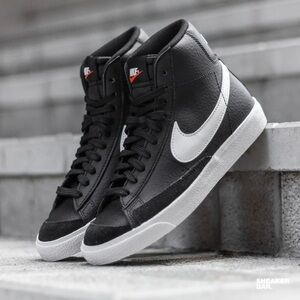 Nike Blazer Mid GS Black White sneakers DA4086-002 NEW